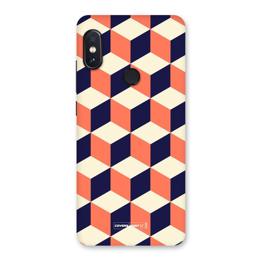 Cube Pattern Back Case for Redmi Note 5 Pro