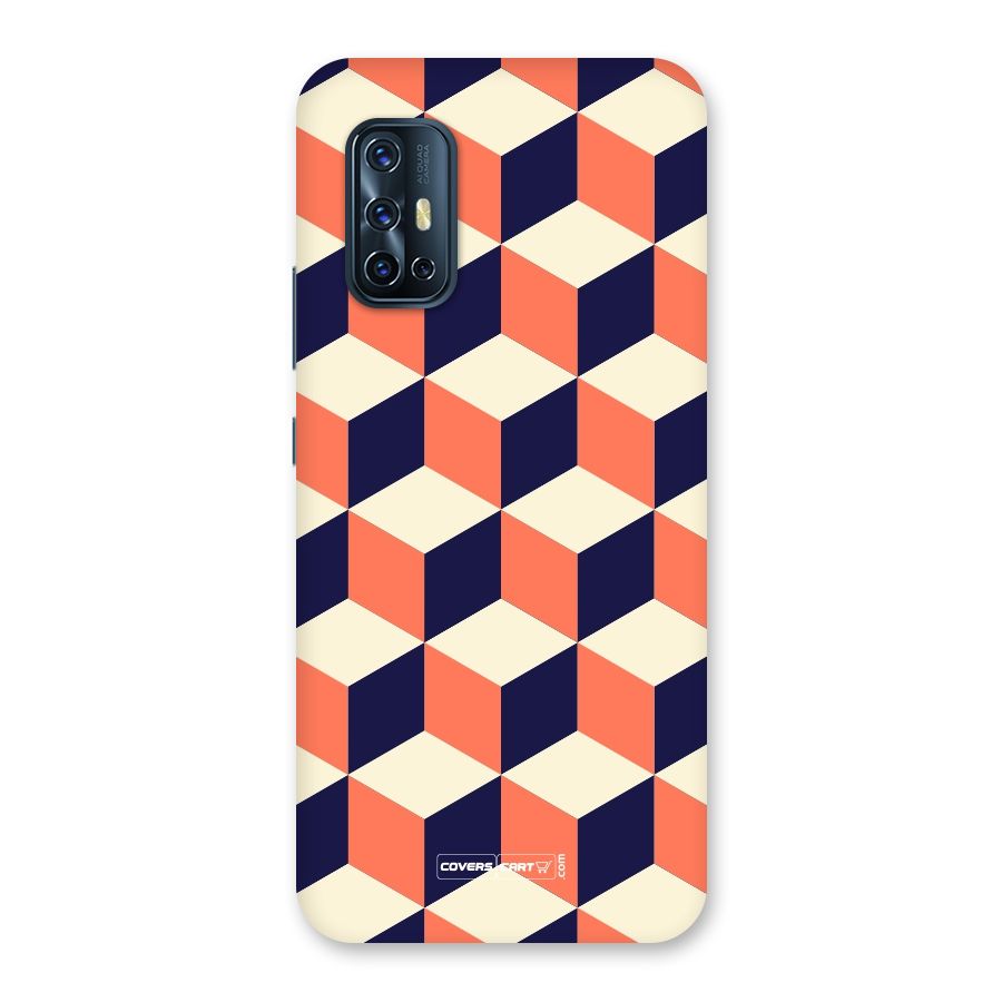 Cube Pattern Back Case for Vivo V17
