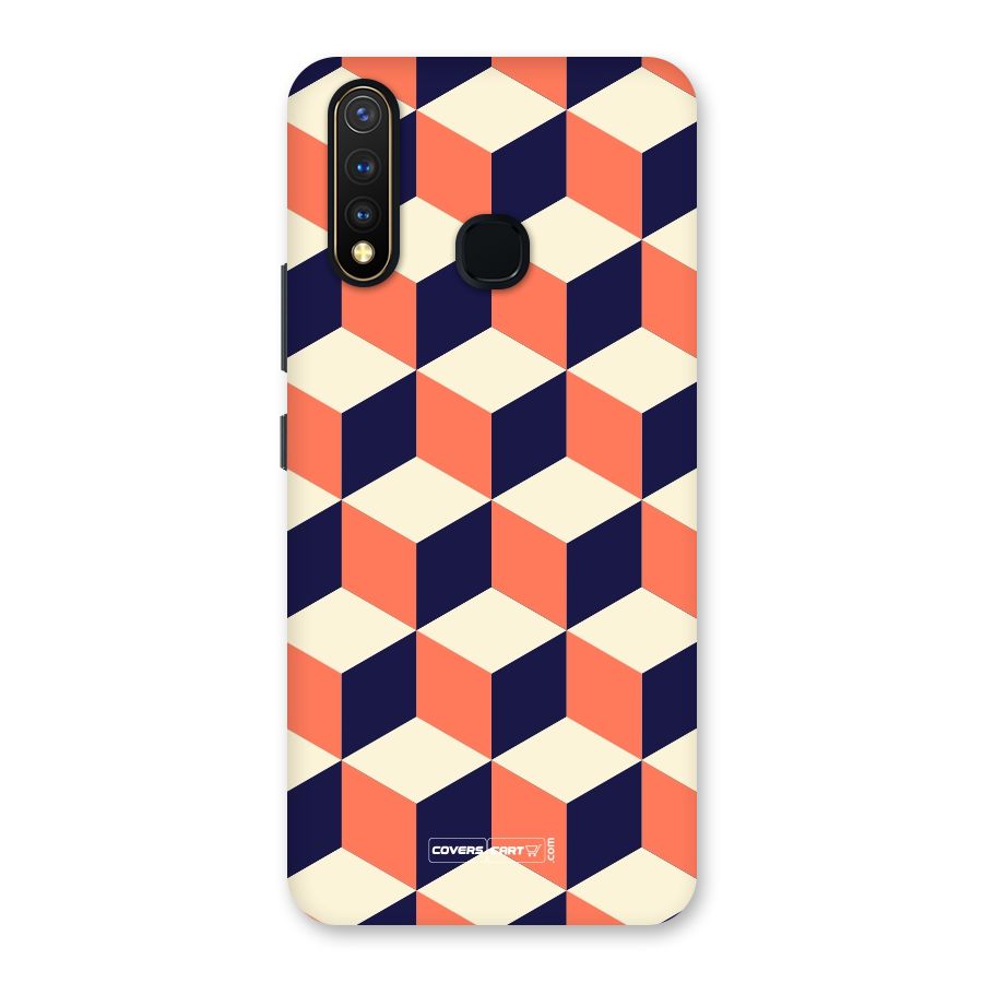 Cube Pattern Back Case for Vivo Y19