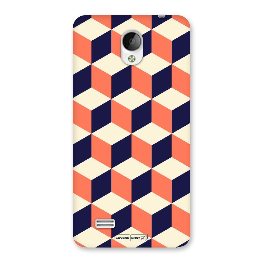 Cube Pattern Back Case for Vivo Y21