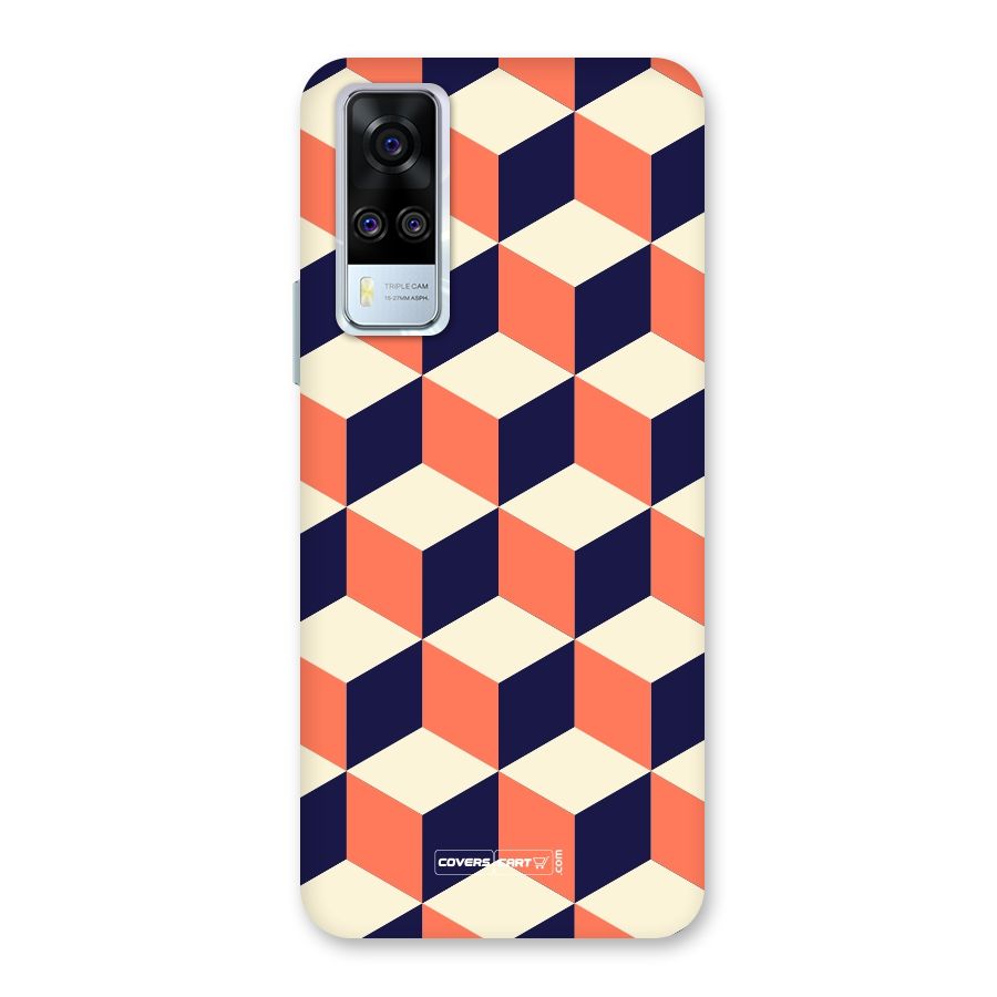 Cube Pattern Back Case for Vivo Y31