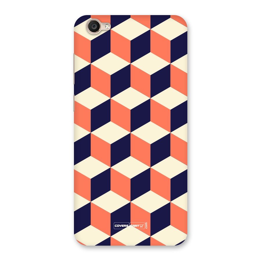 Cube Pattern Back Case for Vivo Y55