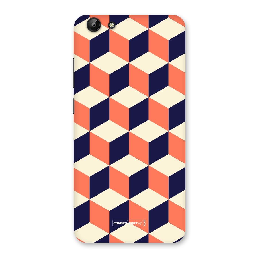 Cube Pattern Back Case for Vivo Y69