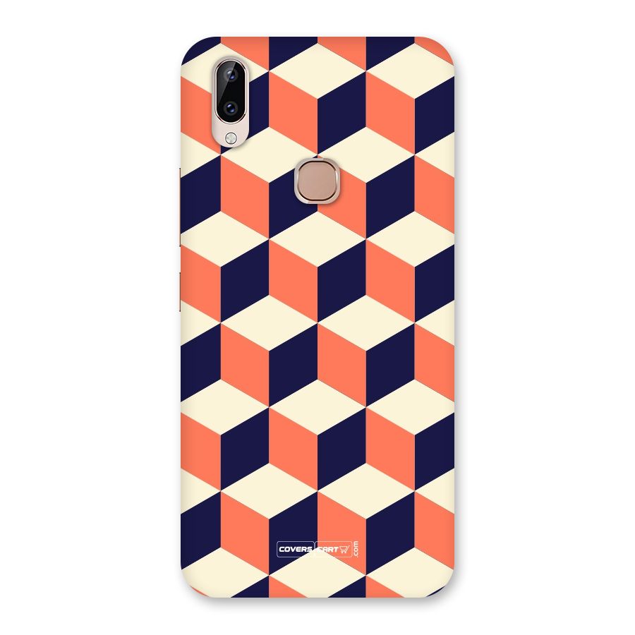 Cube Pattern Back Case for Vivo Y83 Pro