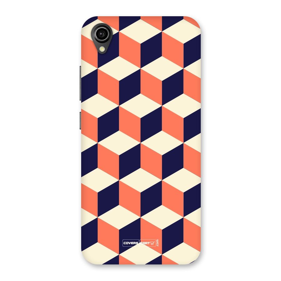 Cube Pattern Back Case for Vivo Y90