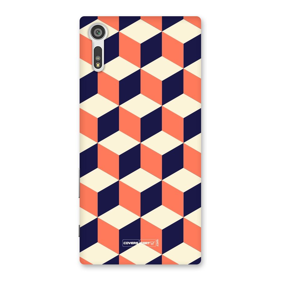 Cube Pattern Back Case for Xperia XZ