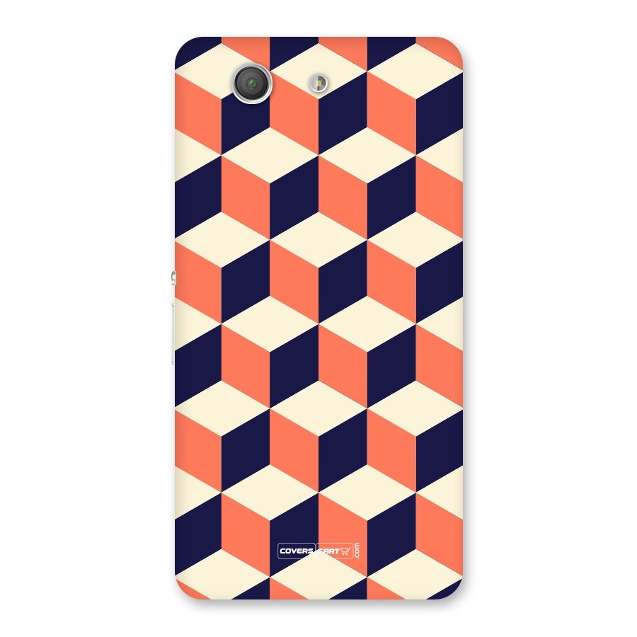 Cube Pattern Back Case for Xperia Z3 Compact