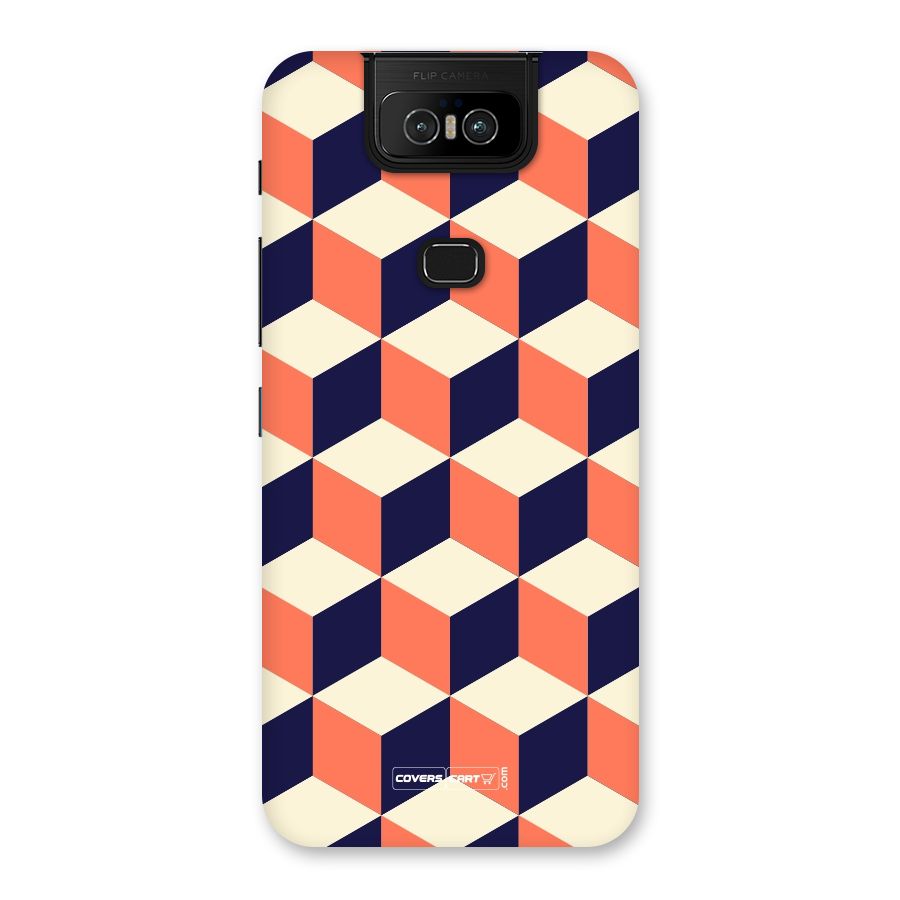 Cube Pattern Back Case for Zenfone 6z