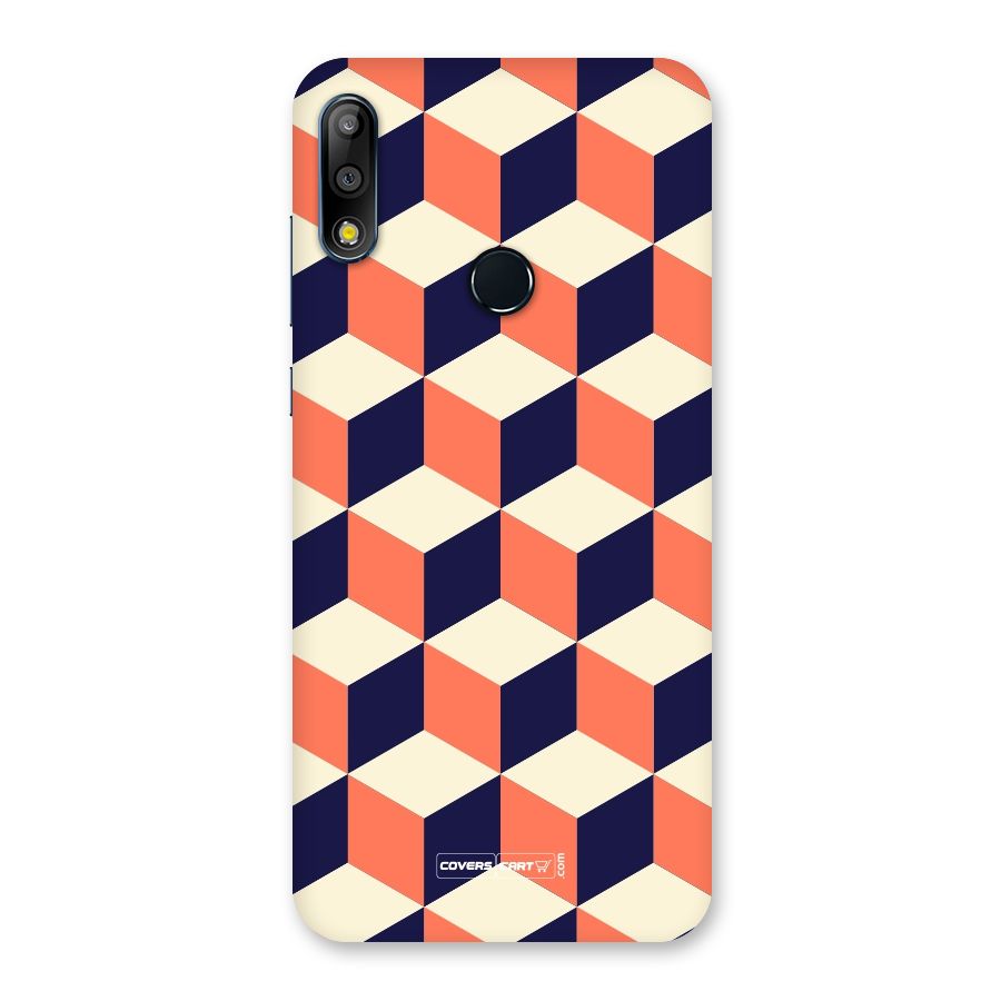 Cube Pattern Back Case for Zenfone Max Pro M2