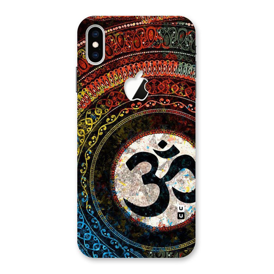 Culture Om Design Back Case for iPhone XS Max Apple Cut