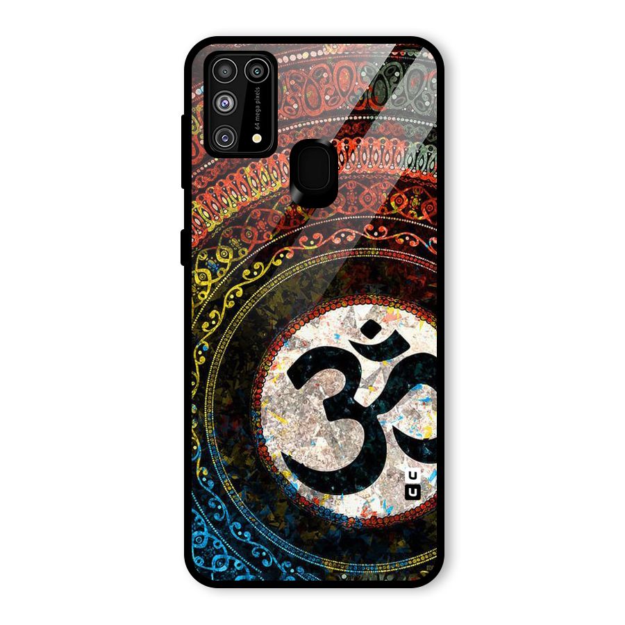 Culture Om Design Glass Back Case for Galaxy F41