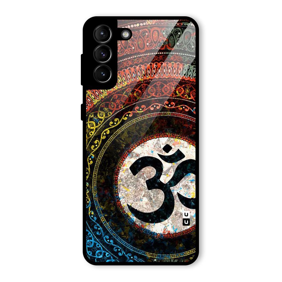 Culture Om Design Glass Back Case for Galaxy S21 Plus