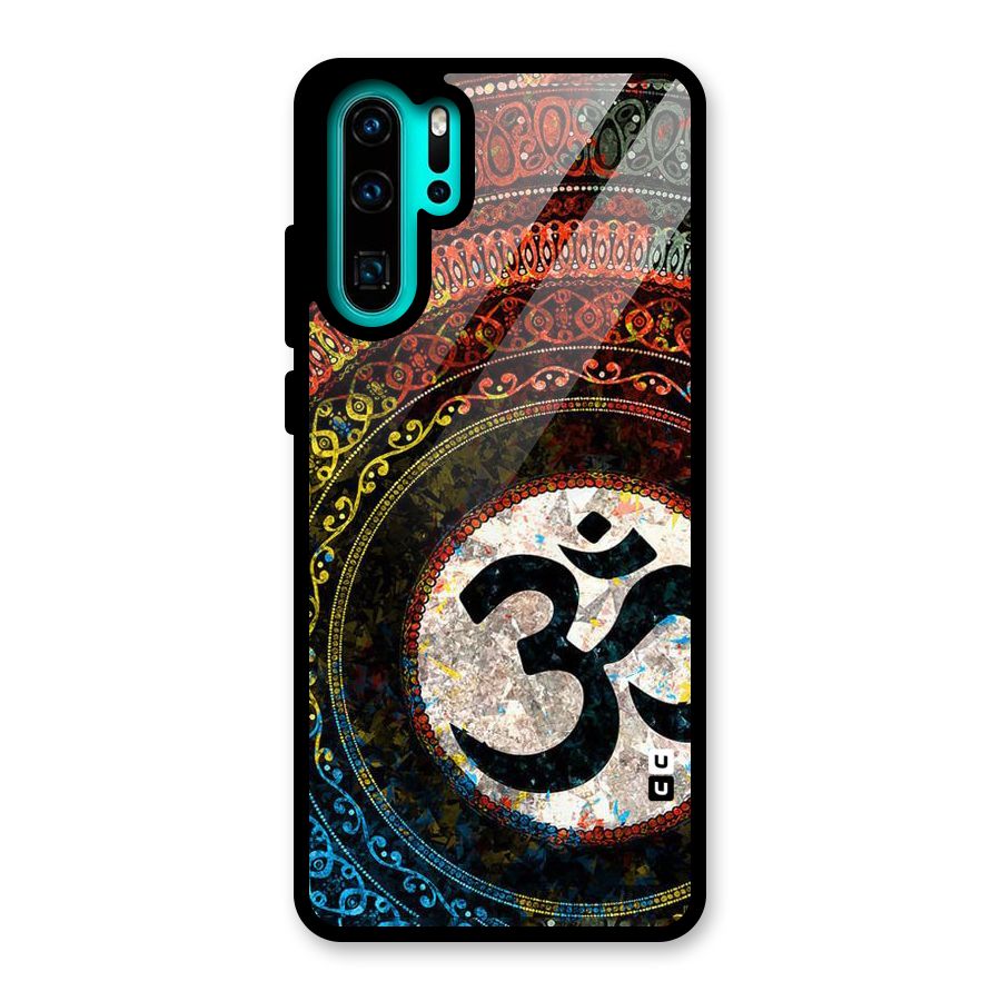 Culture Om Design Glass Back Case for Huawei P30 Pro