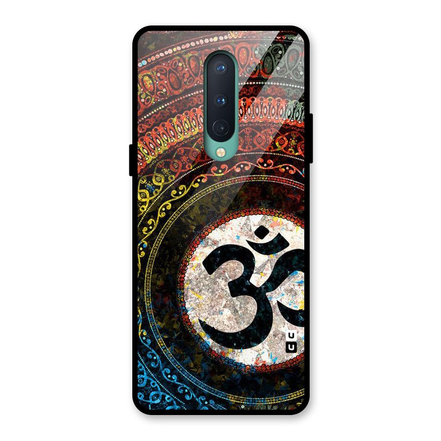 Culture Om Design Glass Back Case for OnePlus 8
