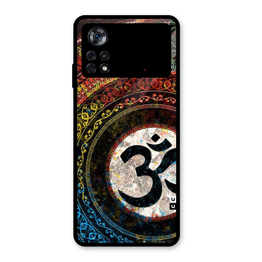 Culture Om Design Glass Back Case for Poco X4 Pro 5G