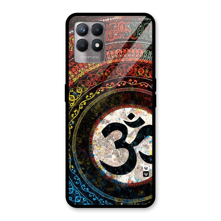 Culture Om Design Glass Back Case for Realme 8i