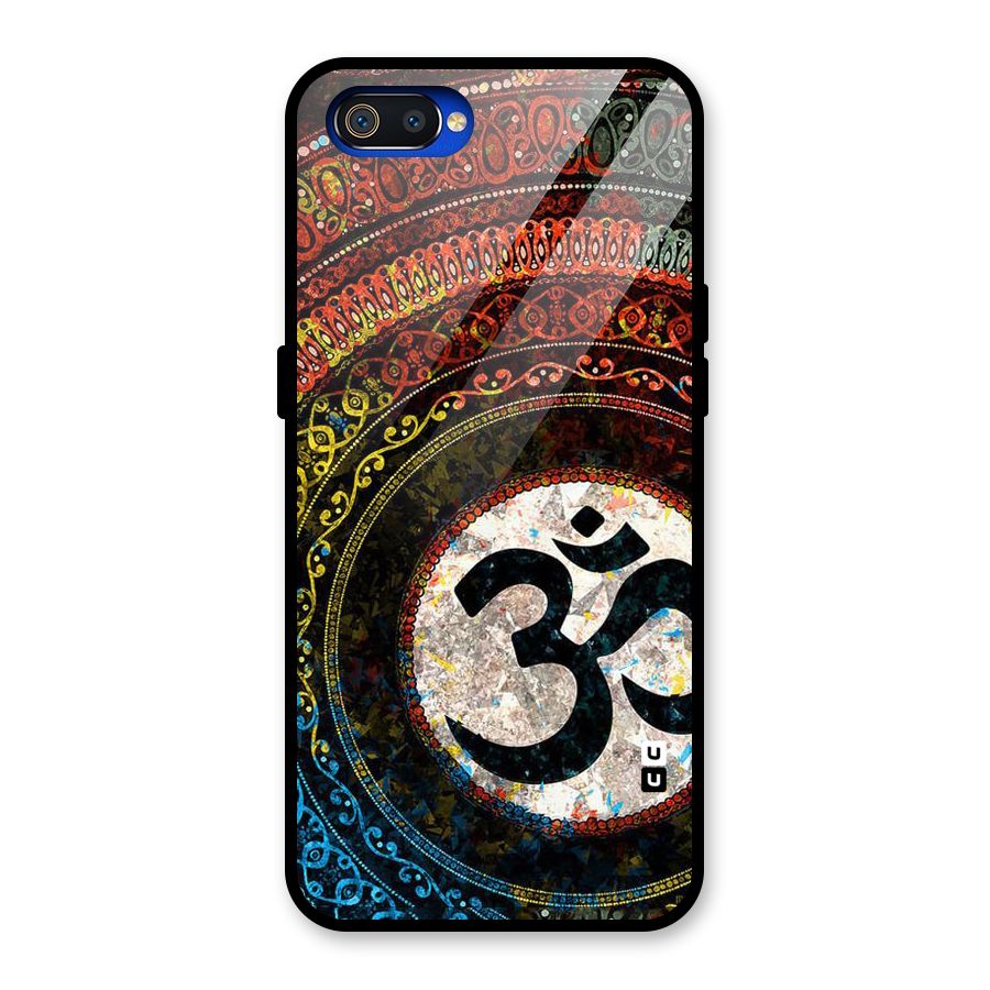 Culture Om Design Glass Back Case for Realme C2