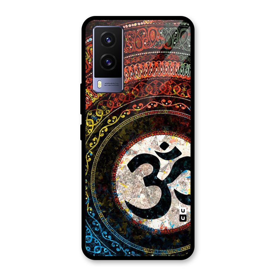 Culture Om Design Glass Back Case for Vivo V21e 5G