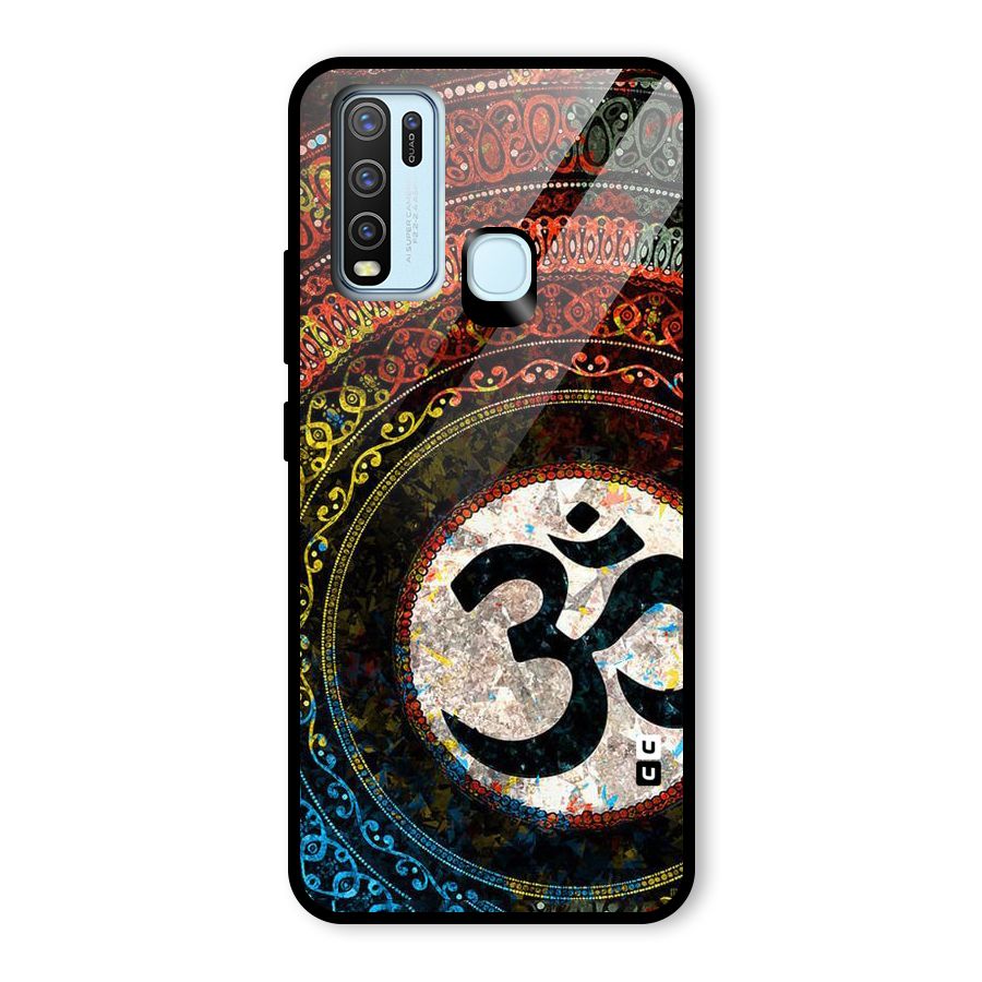 Culture Om Design Glass Back Case for Vivo Y30