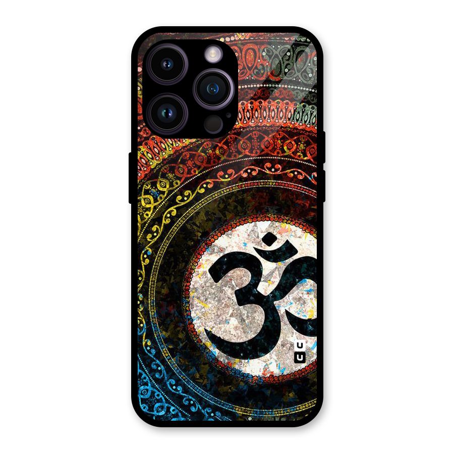 Culture Om Design Glass Back Case for iPhone 14 Pro Max