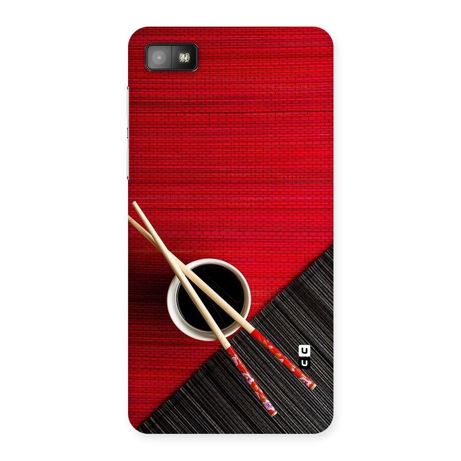 Cup Chopsticks Back Case for Blackberry Z10