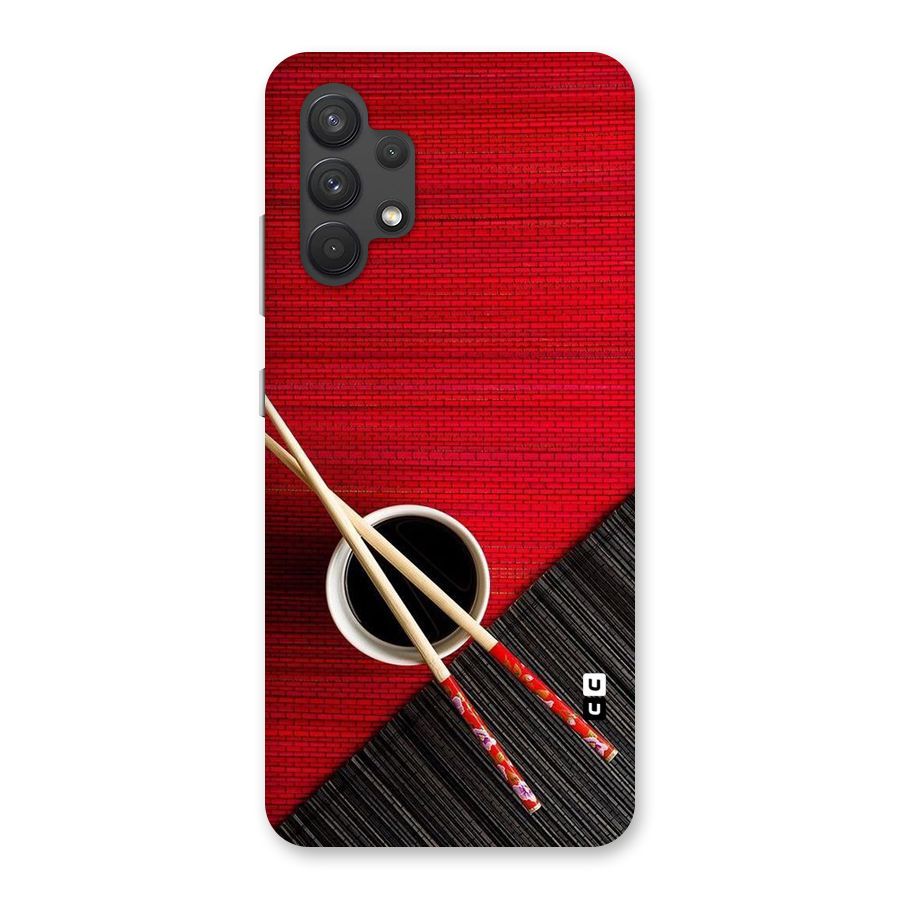 Cup Chopsticks Back Case for Galaxy A32