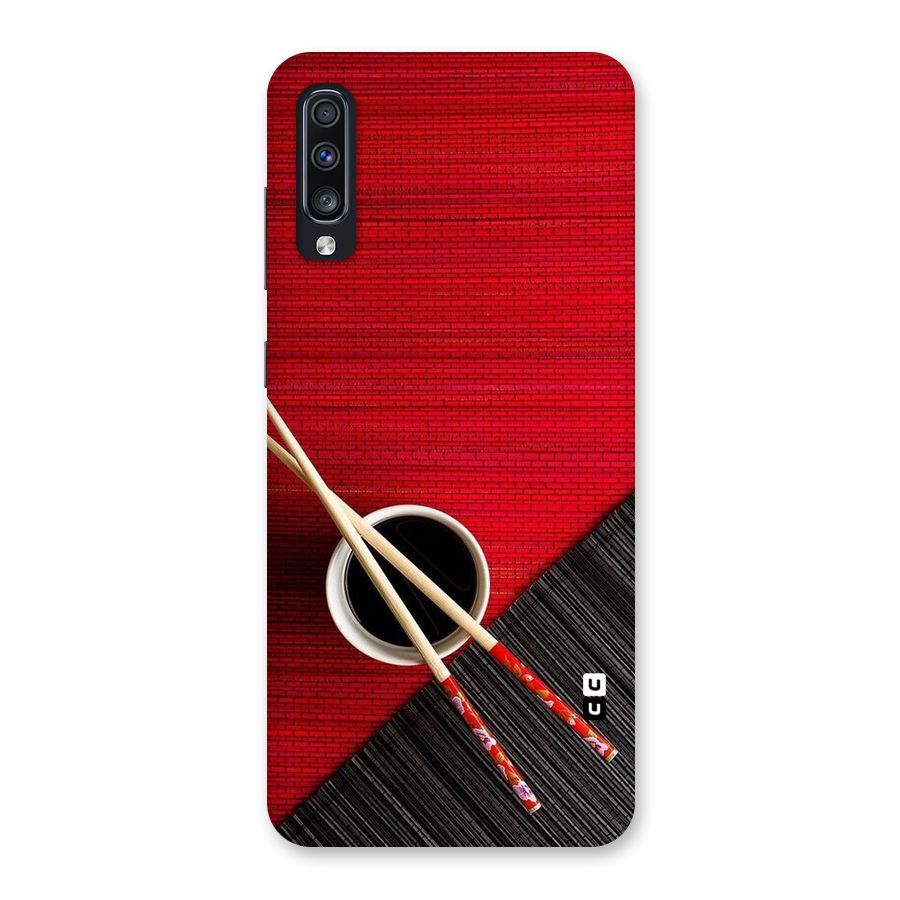 Cup Chopsticks Back Case for Galaxy A70