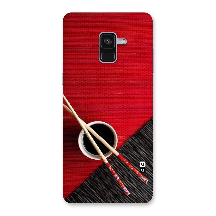 Cup Chopsticks Back Case for Galaxy A8 Plus