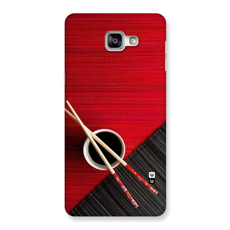 Cup Chopsticks Back Case for Galaxy A9