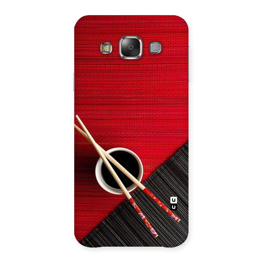 Cup Chopsticks Back Case for Galaxy E7