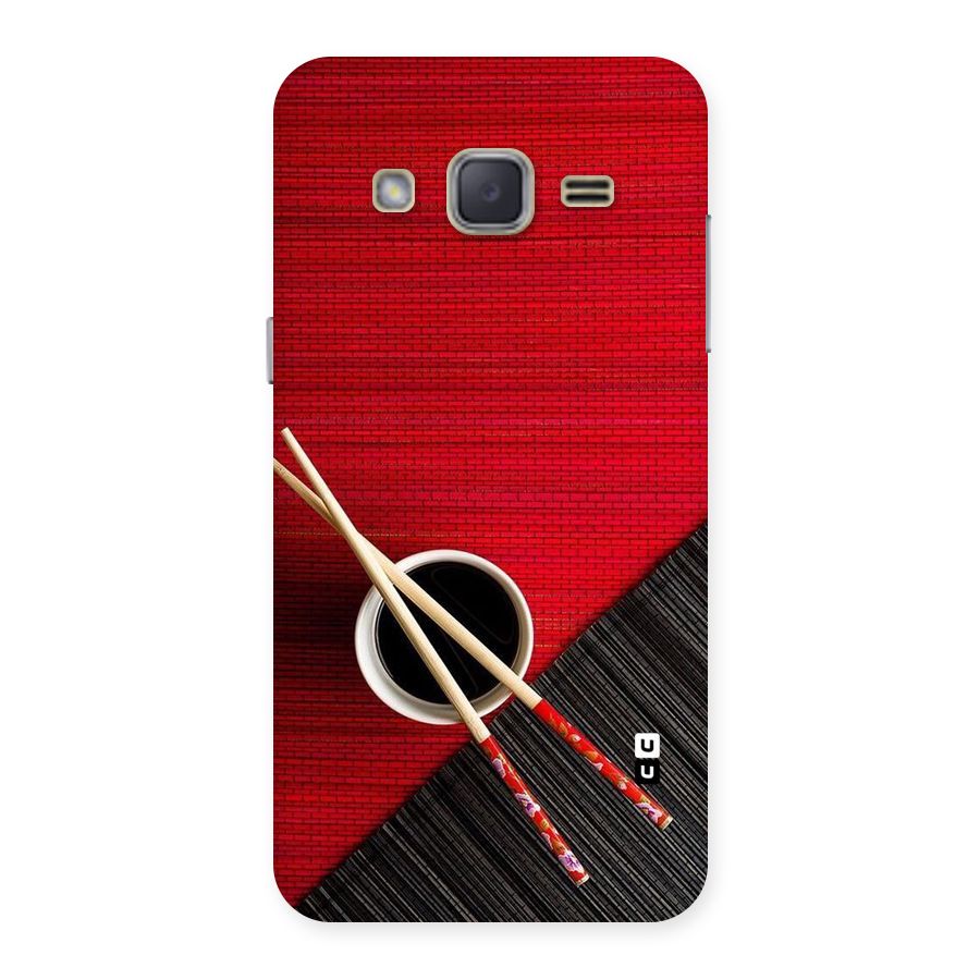 Cup Chopsticks Back Case for Galaxy J2