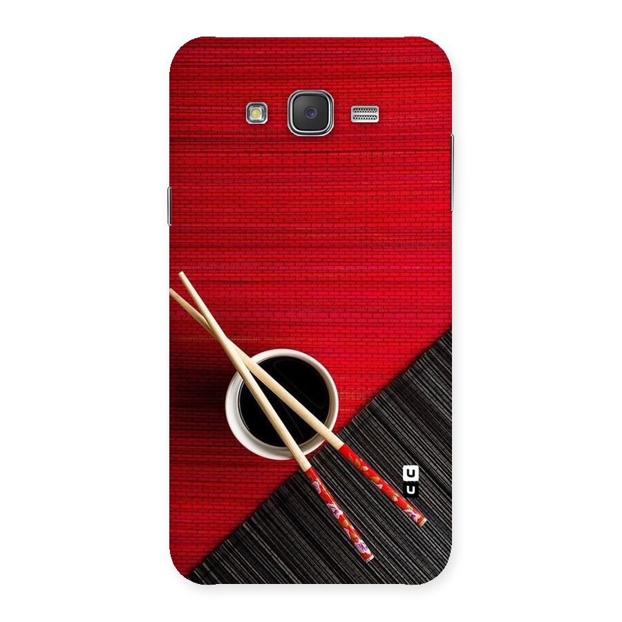 Cup Chopsticks Back Case for Galaxy J7