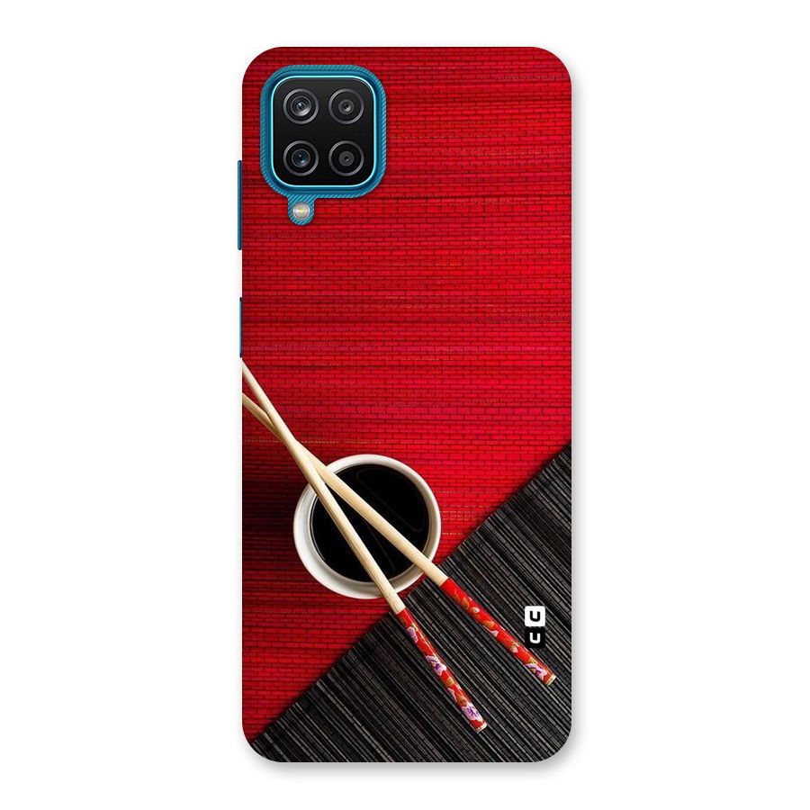 Cup Chopsticks Back Case for Galaxy M12