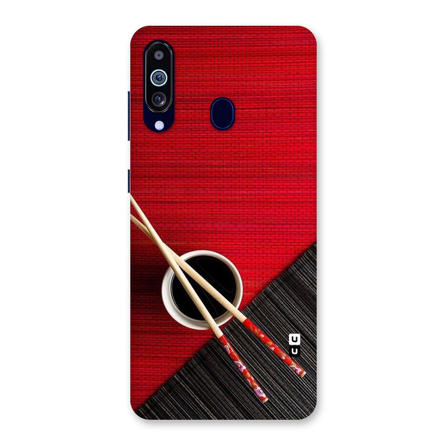 Cup Chopsticks Back Case for Galaxy M40
