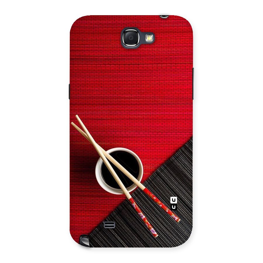 Cup Chopsticks Back Case for Galaxy Note 2