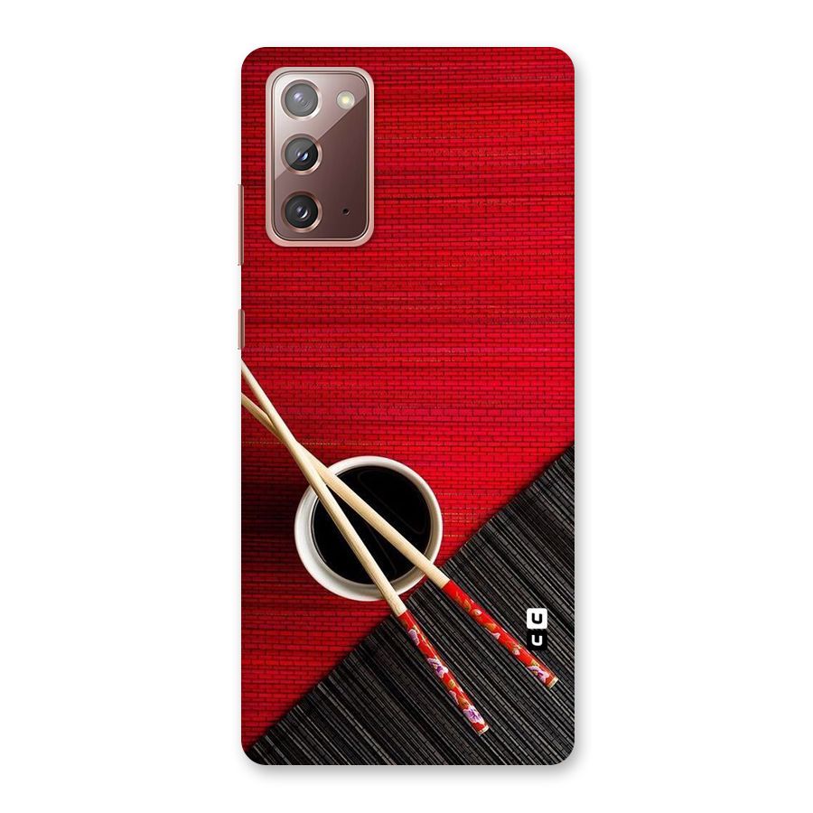 Cup Chopsticks Back Case for Galaxy Note 20