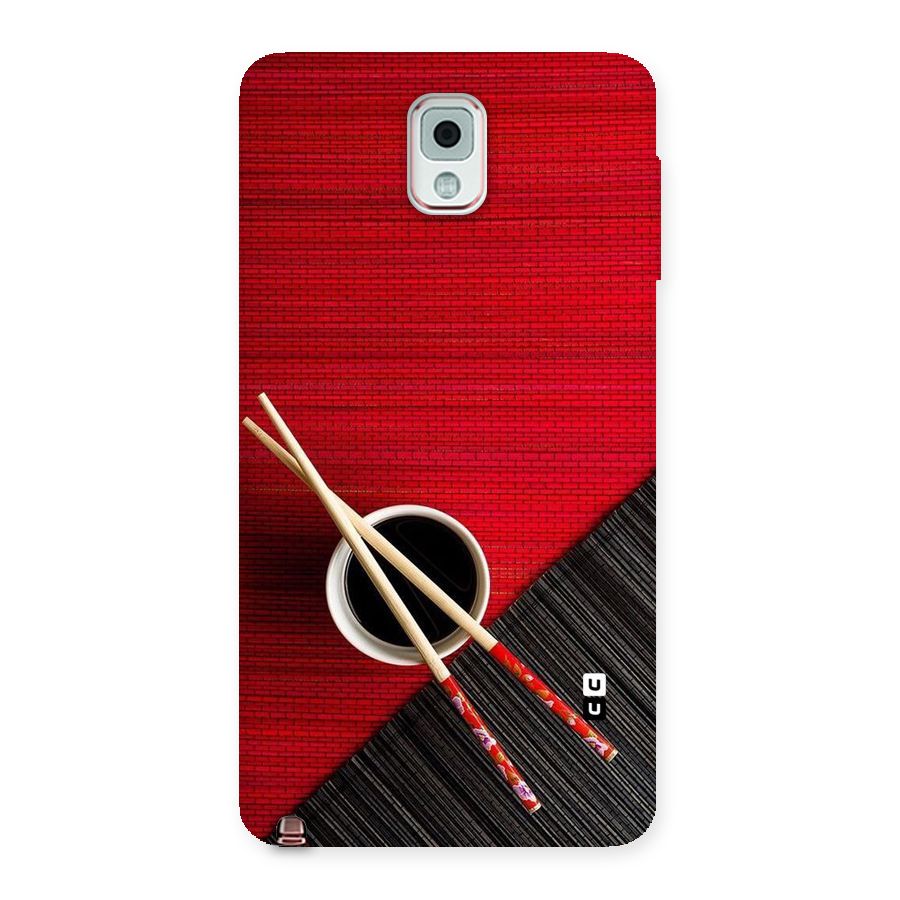 Cup Chopsticks Back Case for Galaxy Note 3