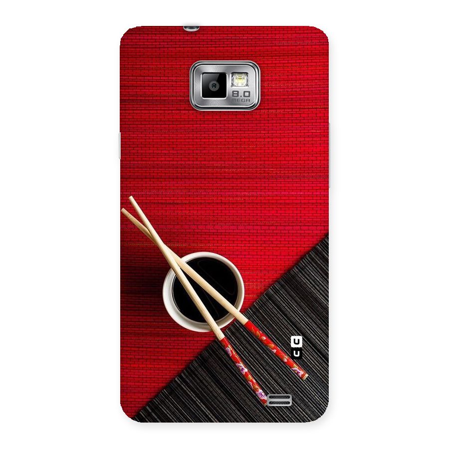 Cup Chopsticks Back Case for Galaxy S2