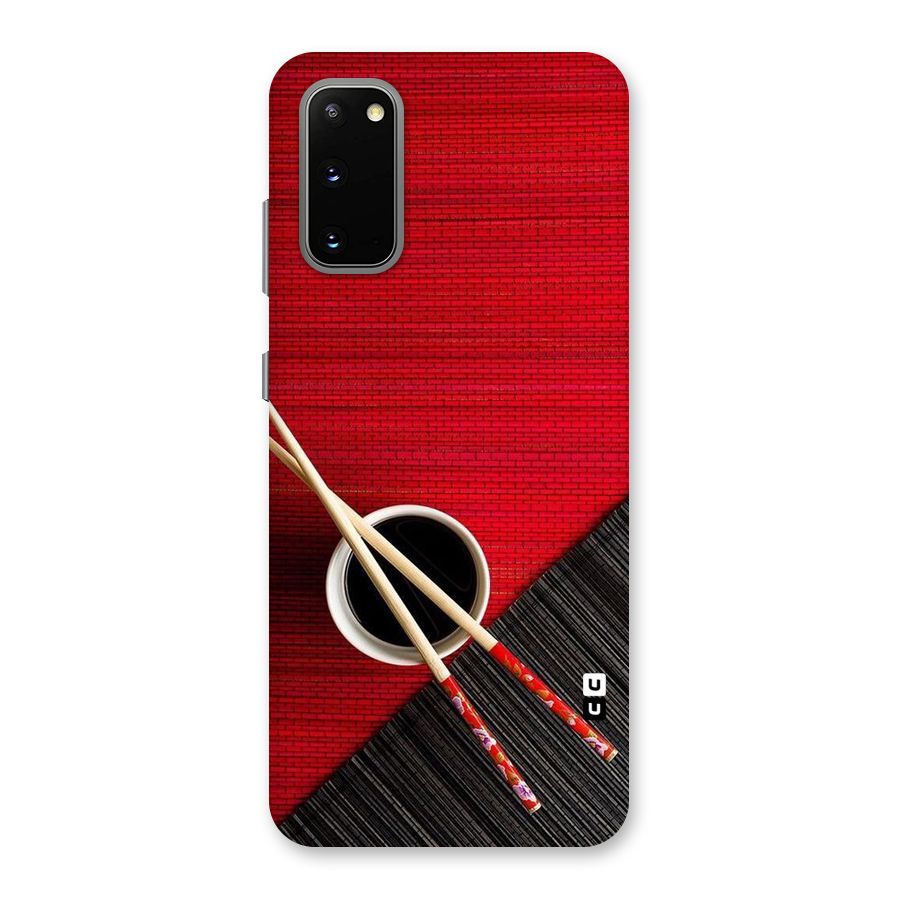 Cup Chopsticks Back Case for Galaxy S20
