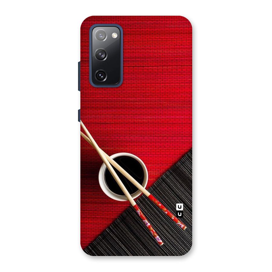 Cup Chopsticks Back Case for Galaxy S20 FE