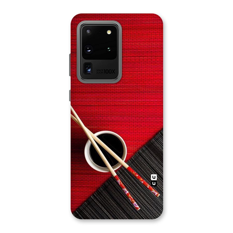 Cup Chopsticks Back Case for Galaxy S20 Ultra