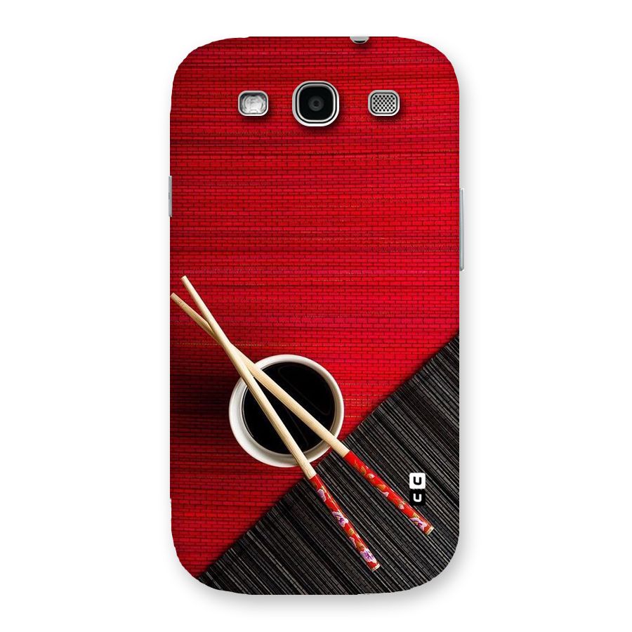 Cup Chopsticks Back Case for Galaxy S3