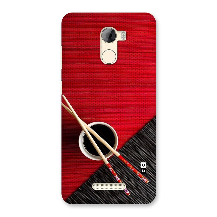 Cup Chopsticks Back Case for Gionee A1 LIte
