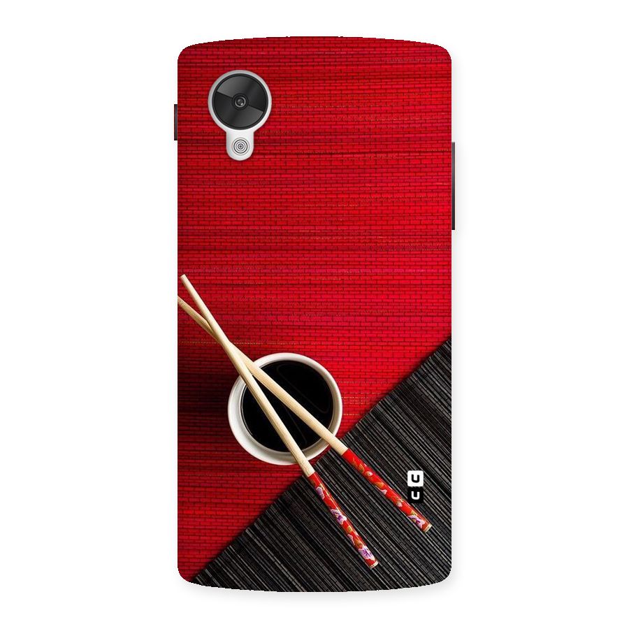 Cup Chopsticks Back Case for Google Nexsus 5
