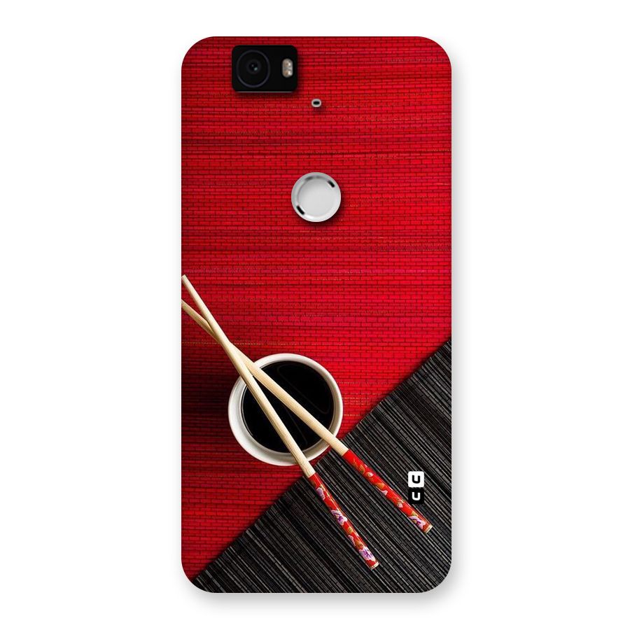 Cup Chopsticks Back Case for Google Nexus-6P