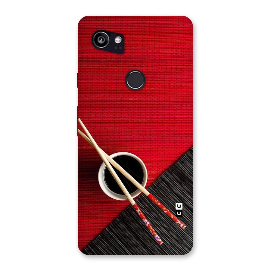 Cup Chopsticks Back Case for Google Pixel 2 XL