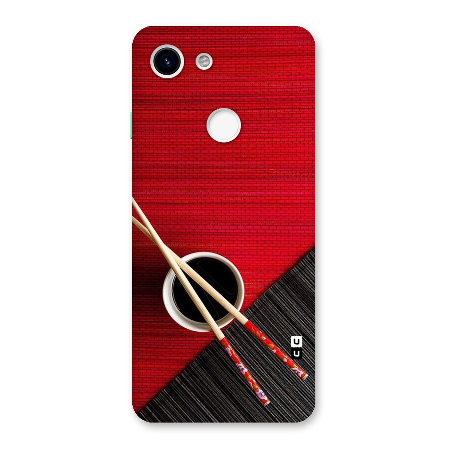 Cup Chopsticks Back Case for Google Pixel 3