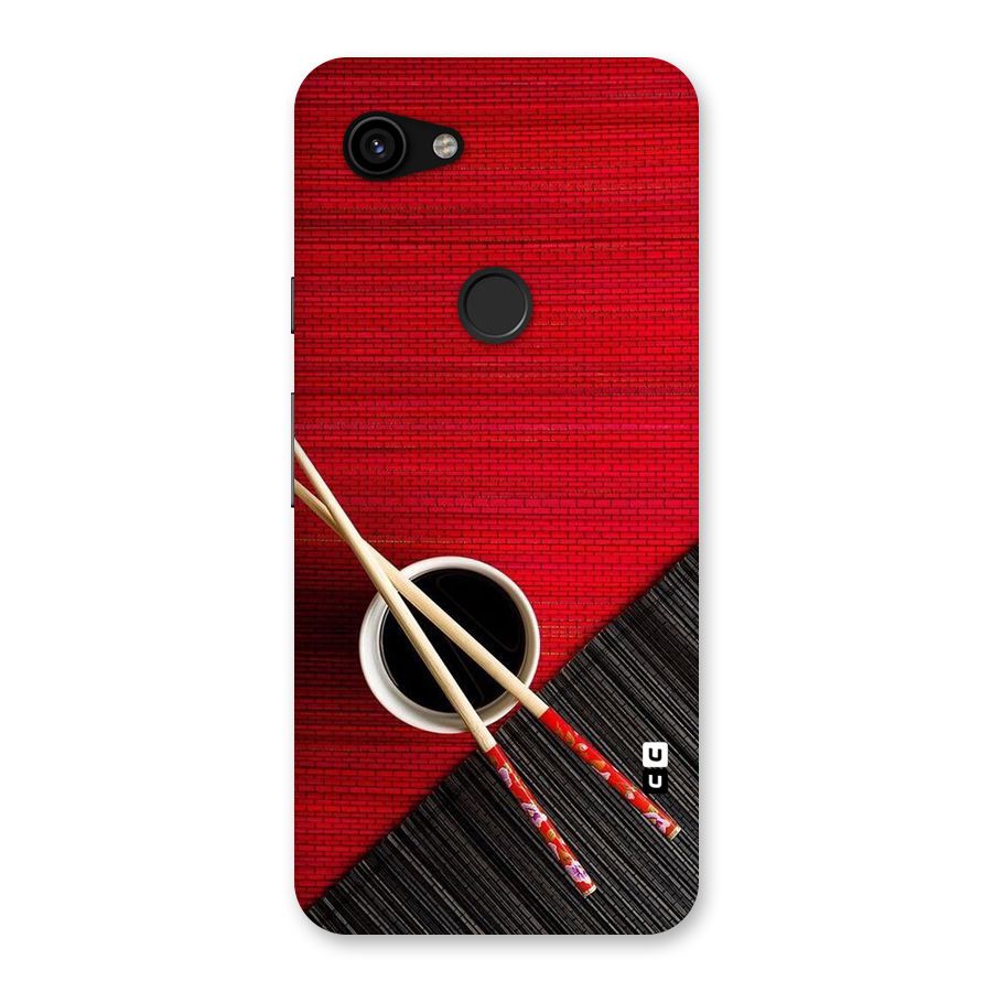 Cup Chopsticks Back Case for Google Pixel 3a