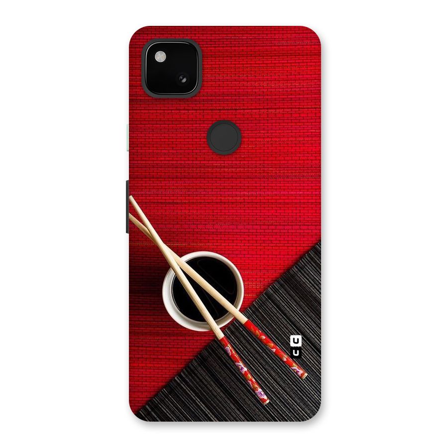 Cup Chopsticks Back Case for Google Pixel 4a
