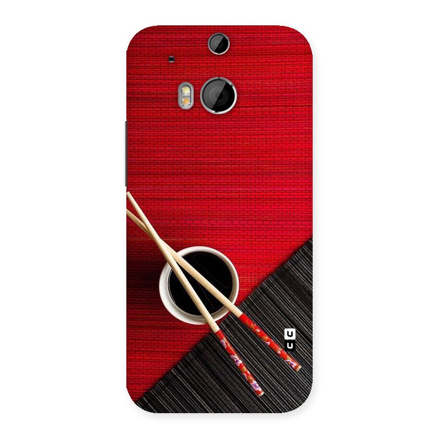 Cup Chopsticks Back Case for HTC One M8